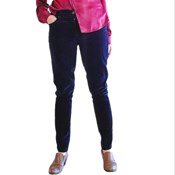 Citizens of Humanity Rocket Skinny Velvet Jeans sz 29 Dark navy - Picture 1 of 13